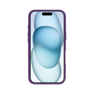 Rixus Classic 03 Case With MagSafe Compatible For Apple iPhone 16 Deep Purple