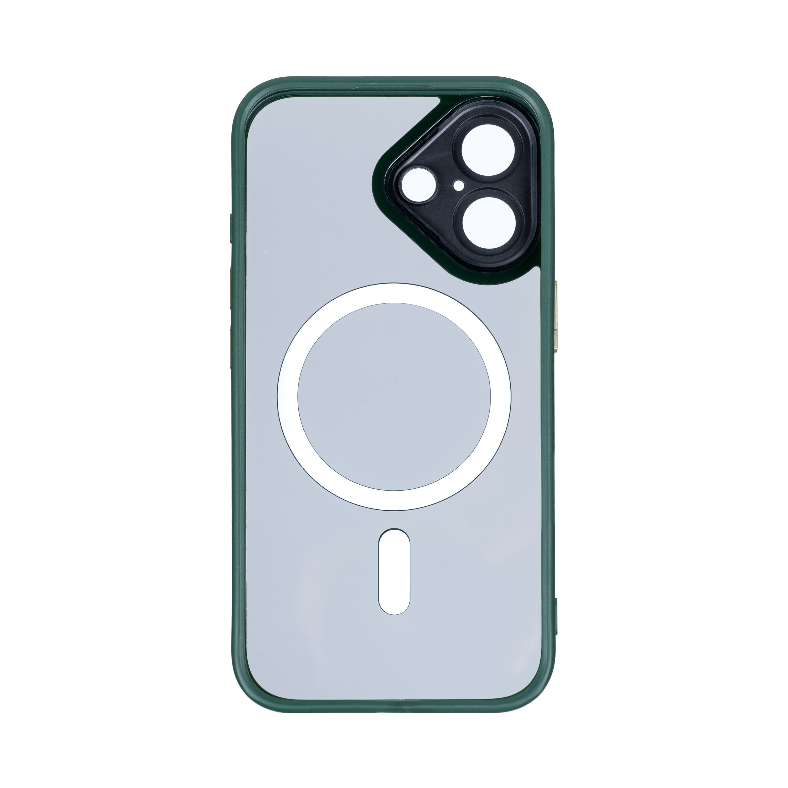 Rixus Classic 04 Case With MagSafe Compatible For Apple iPhone 16 Dark Green