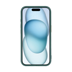 Rixus Classic 04 Case With MagSafe Compatible For Apple iPhone 16 Plus Dark Green