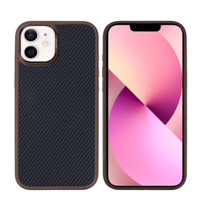 Rixus Mag Carbon With Magsafe For Apple iPhone 11 Brown