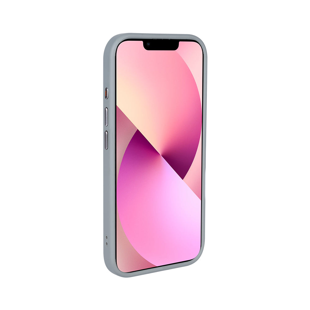 Rixus Mag Carbon With MagSafe Compatible For Apple iPhone 12, 12 Pro Titanium Grey