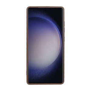 Rixus Mag Carbon With MagSafe For Samsung Galaxy S25 Ultra Brown