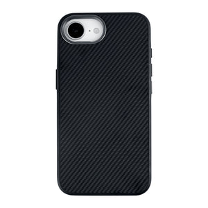 Rixus Mag Carbon With MagSafe Compatible For Apple iPhone 16e, 17e Titanium Black