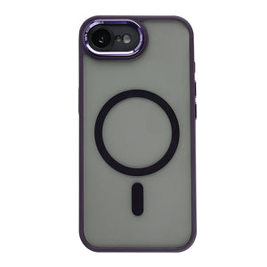 Rixus Classic 04 Case With MagSafe Compatible For Apple iPhone 16e Purple
