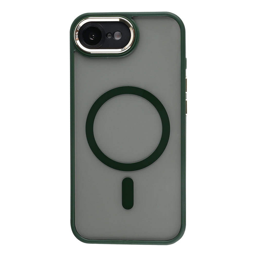 Rixus Classic 04 Case With MagSafe For Apple iPhone 16e Dark Green