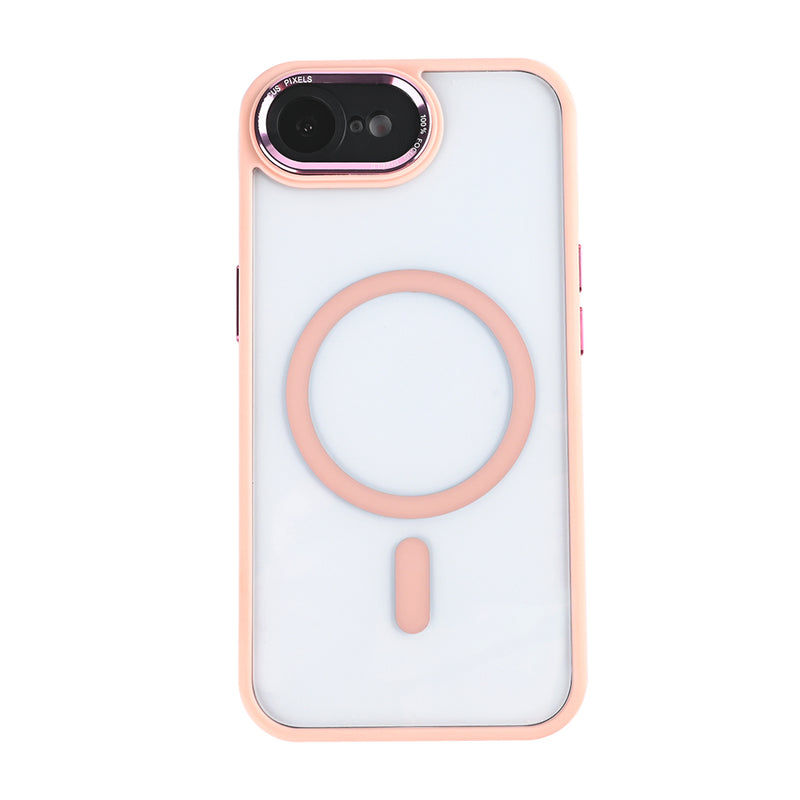 Rixus Classic 04 Case With MagSafe For Apple iPhone 16e Pink