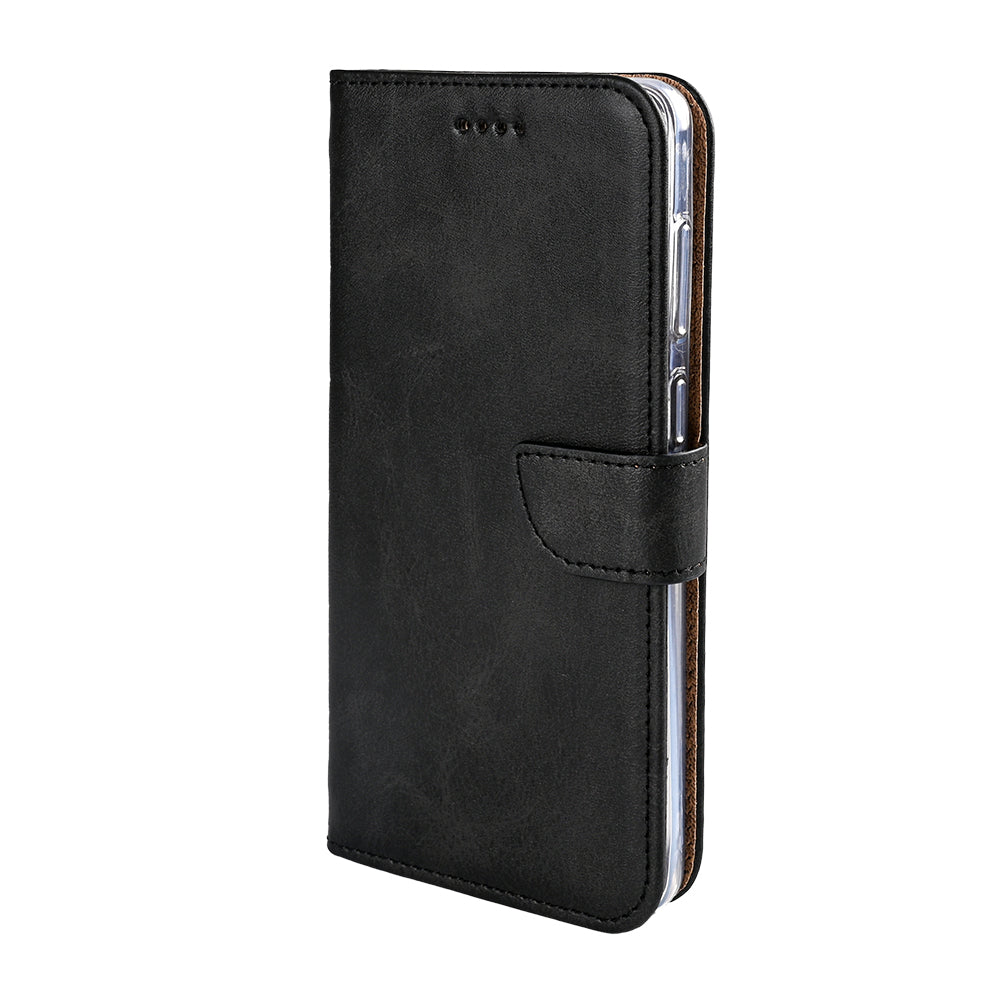 Rixus Bookcase For Samsung Galaxy S25 Edge Black