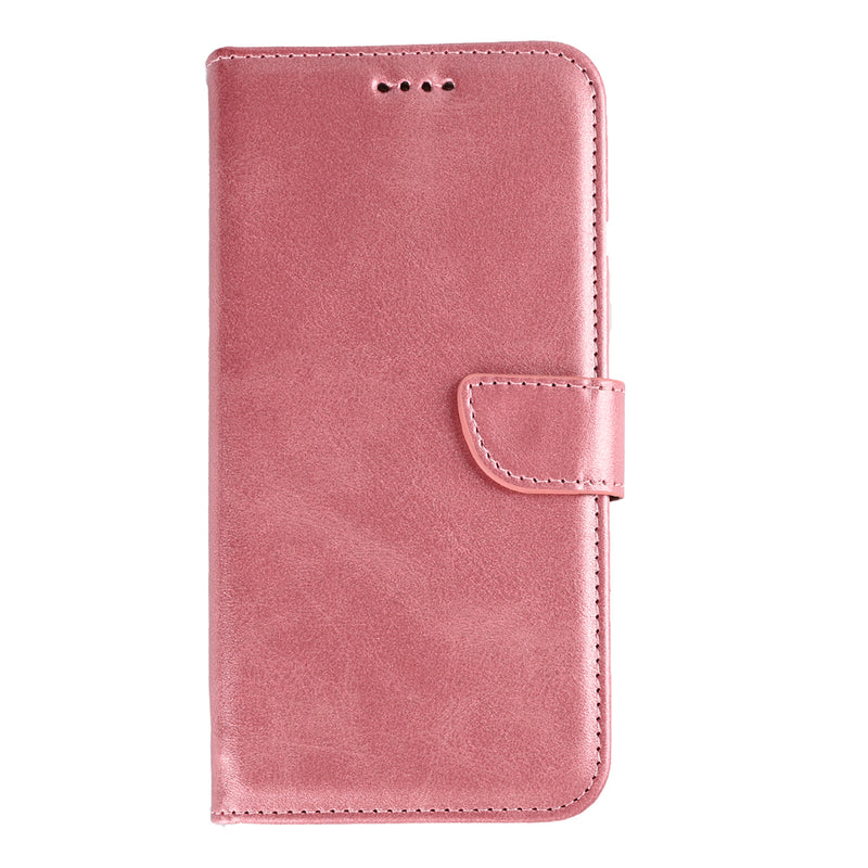 Rixus Bookcase For Samsung Galaxy S25 Edge Pink