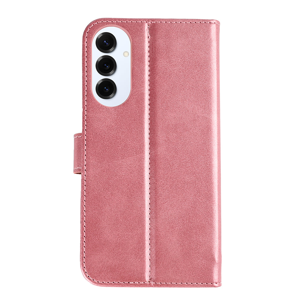 Rixus Bookcase For Samsung Galaxy S25 Edge Pink