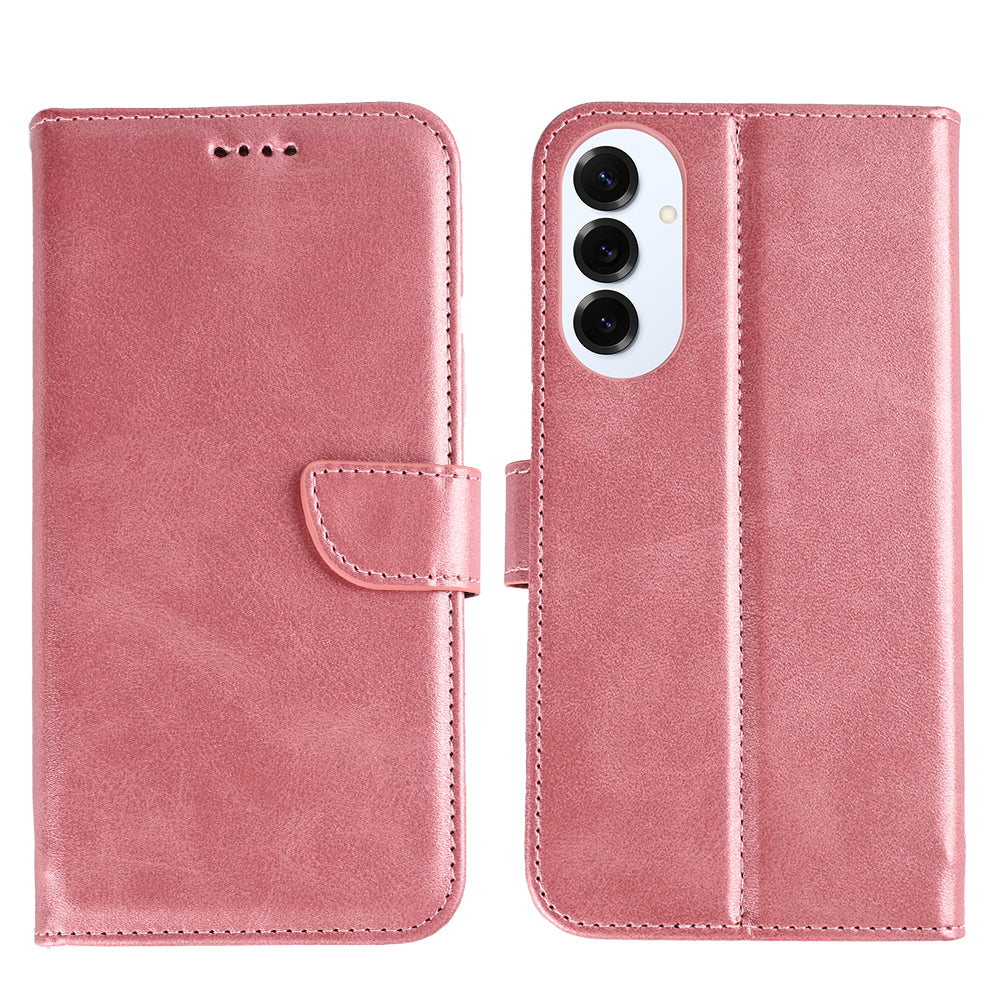 Rixus Bookcase For Samsung Galaxy S25 Edge Pink