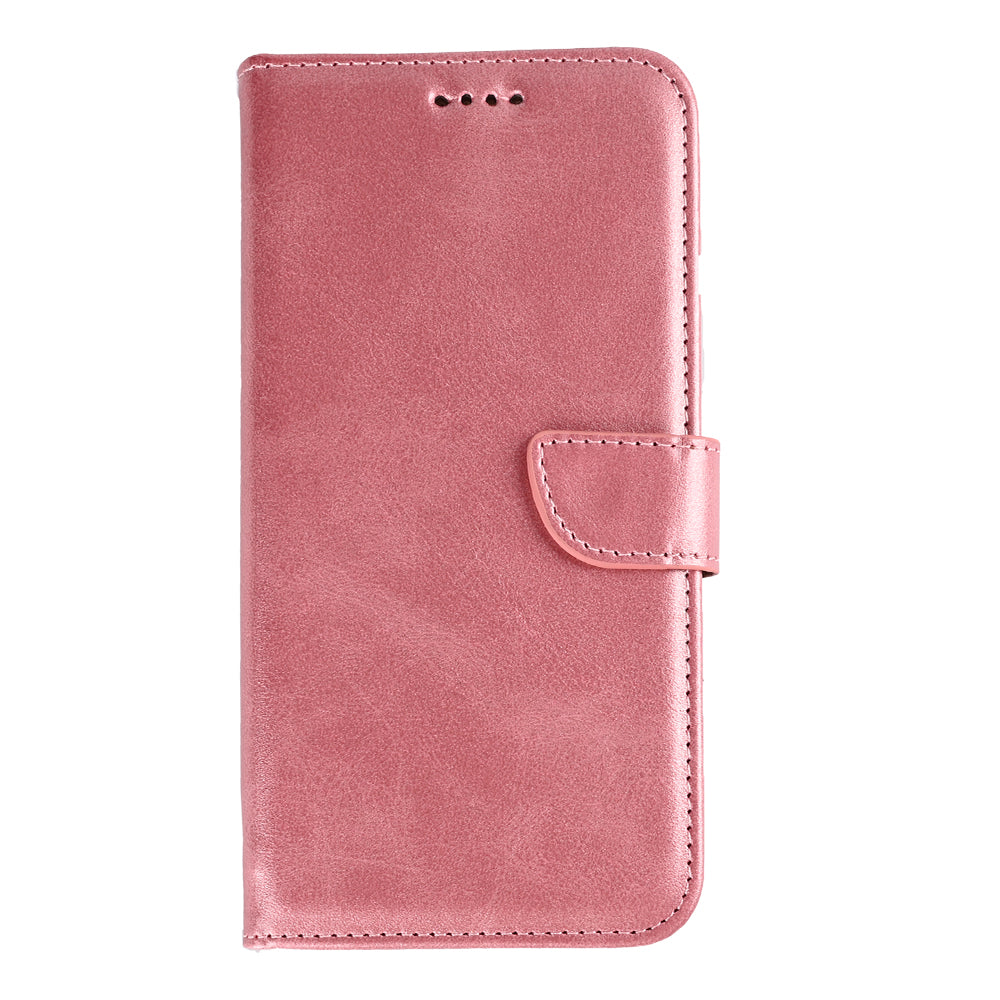 Rixus Bookcase For Samsung Galaxy S25 Edge Pink