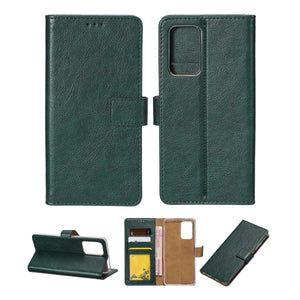 Rixus Bookcase For Apple iPhone 13 Dark Green