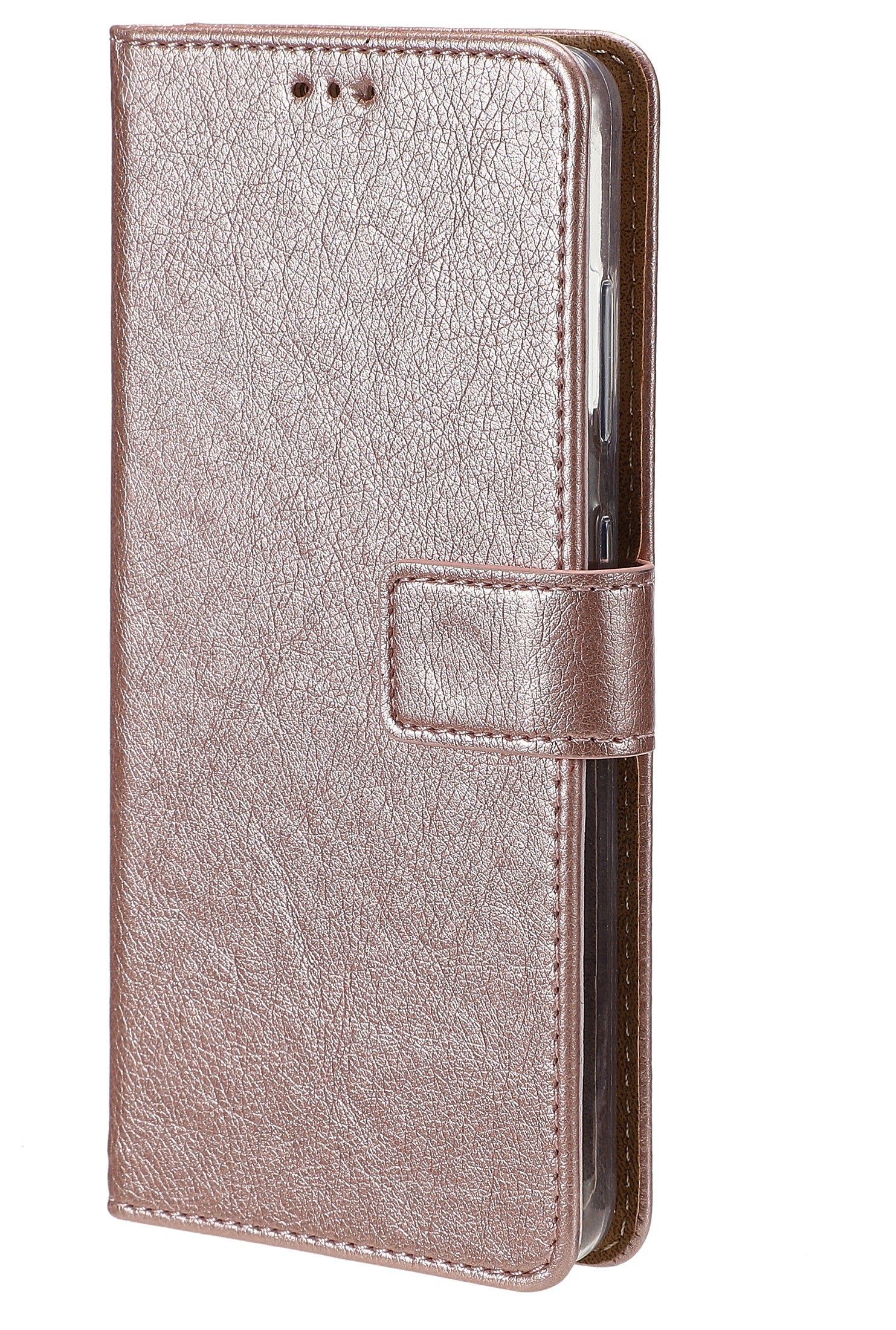 Rixus Bookcase For Apple iPhone 13 Pink