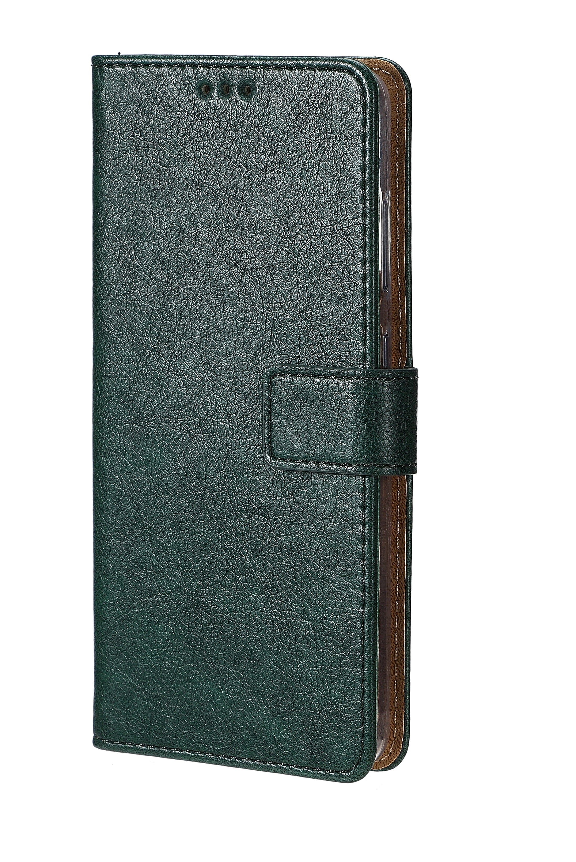 Rixus Bookcase For Apple iPhone 13 Pro Max Green