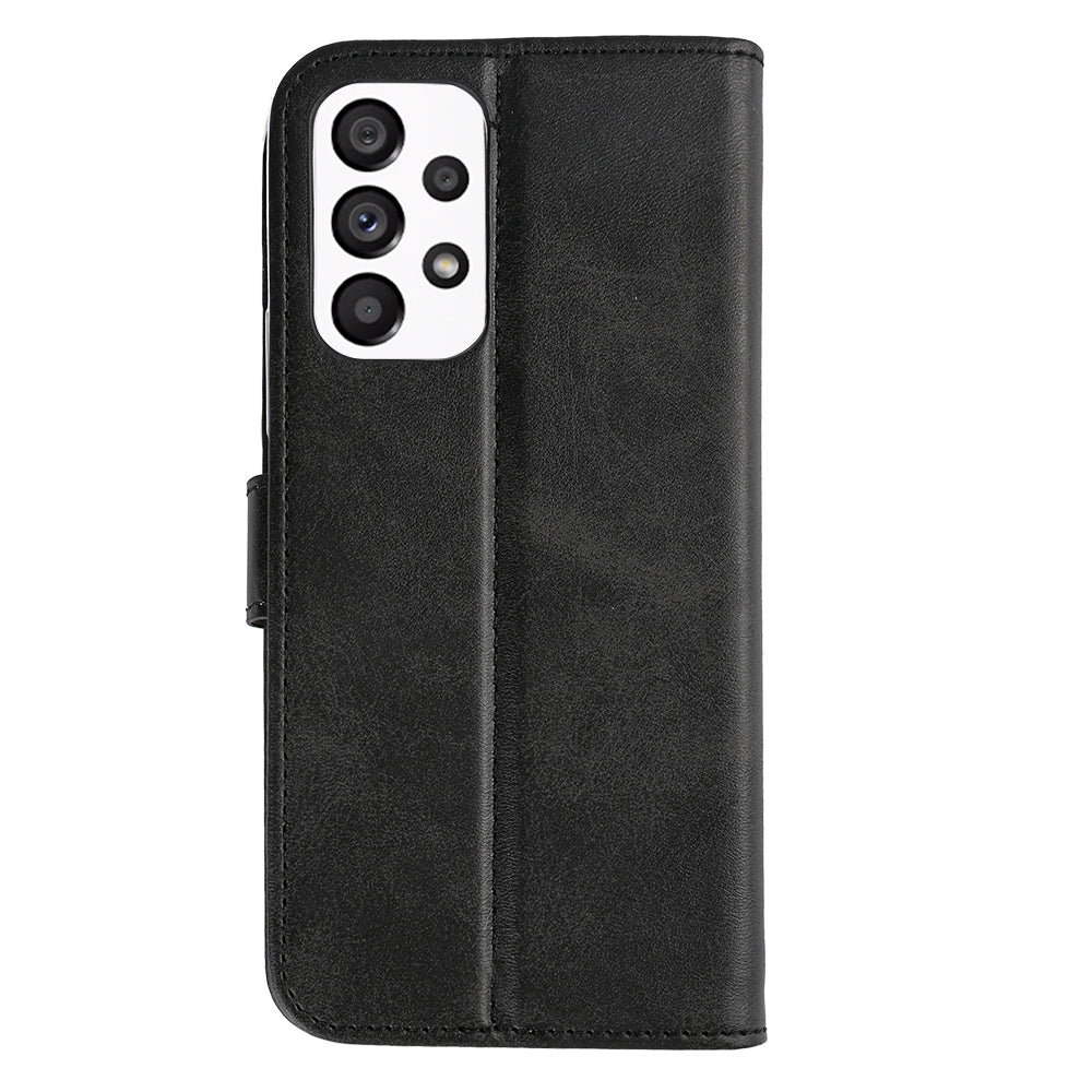 Rixus Bookcase For Samsung Galaxy A53 5G Black