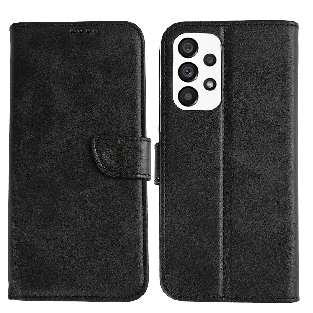 Rixus Bookcase For Samsung Galaxy A53 5G Black