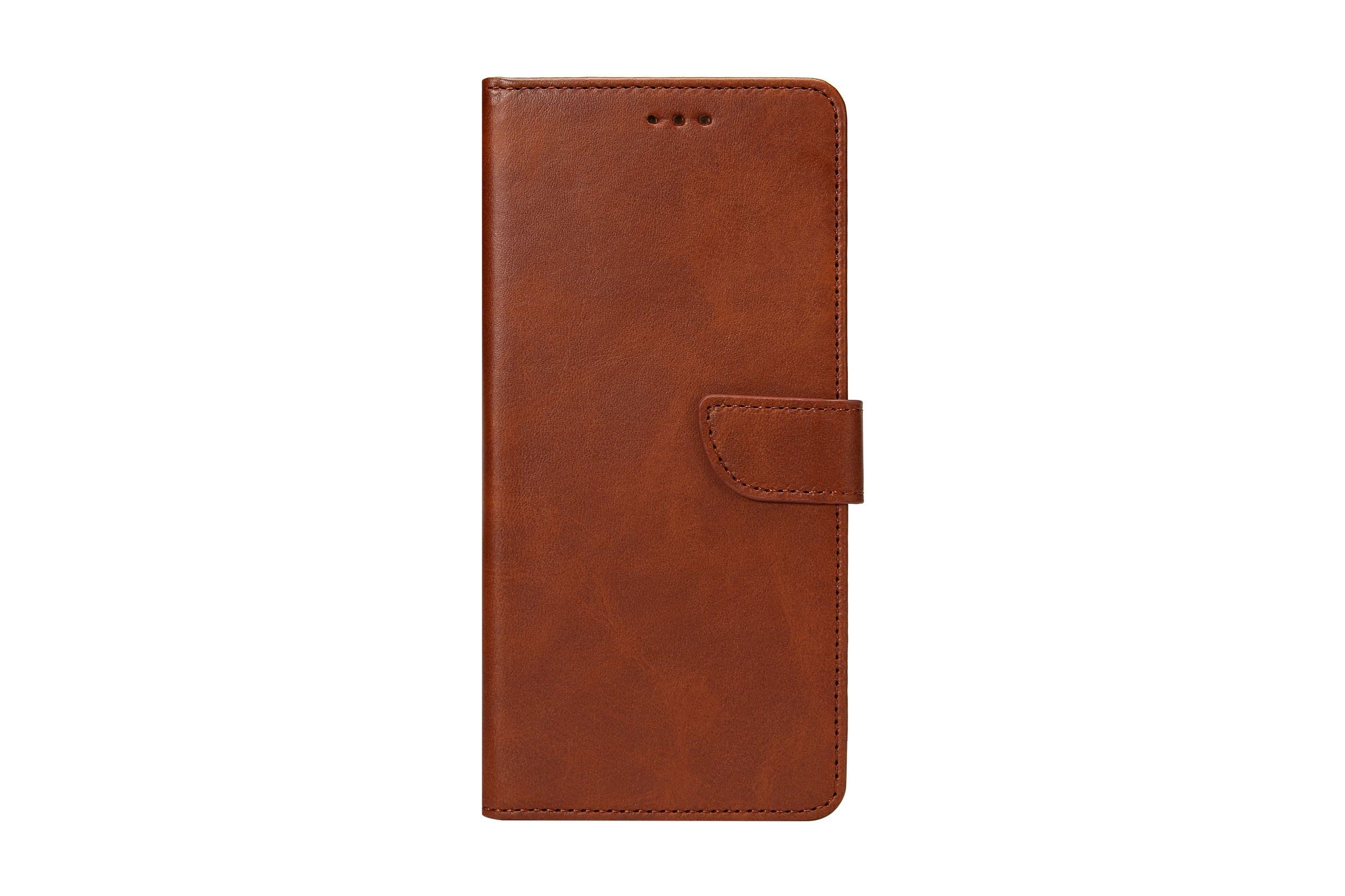 Rixus Bookcase For Samsung Galaxy S20 Ultra Brown