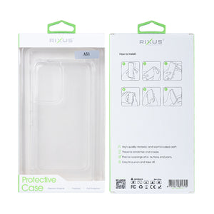Rixus Anti-Burst Case For Samsung Galaxy A51 Transparent