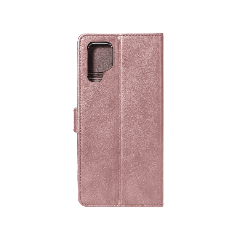 Rixus Bookcase For Samsung Galaxy S23 Ultra Pink