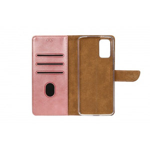 Rixus Bookcase For Samsung Galaxy A13 5G Pink