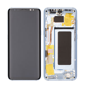 Samsung Galaxy S8 G950F Display And Digitizer With Frame Blue Service Pack