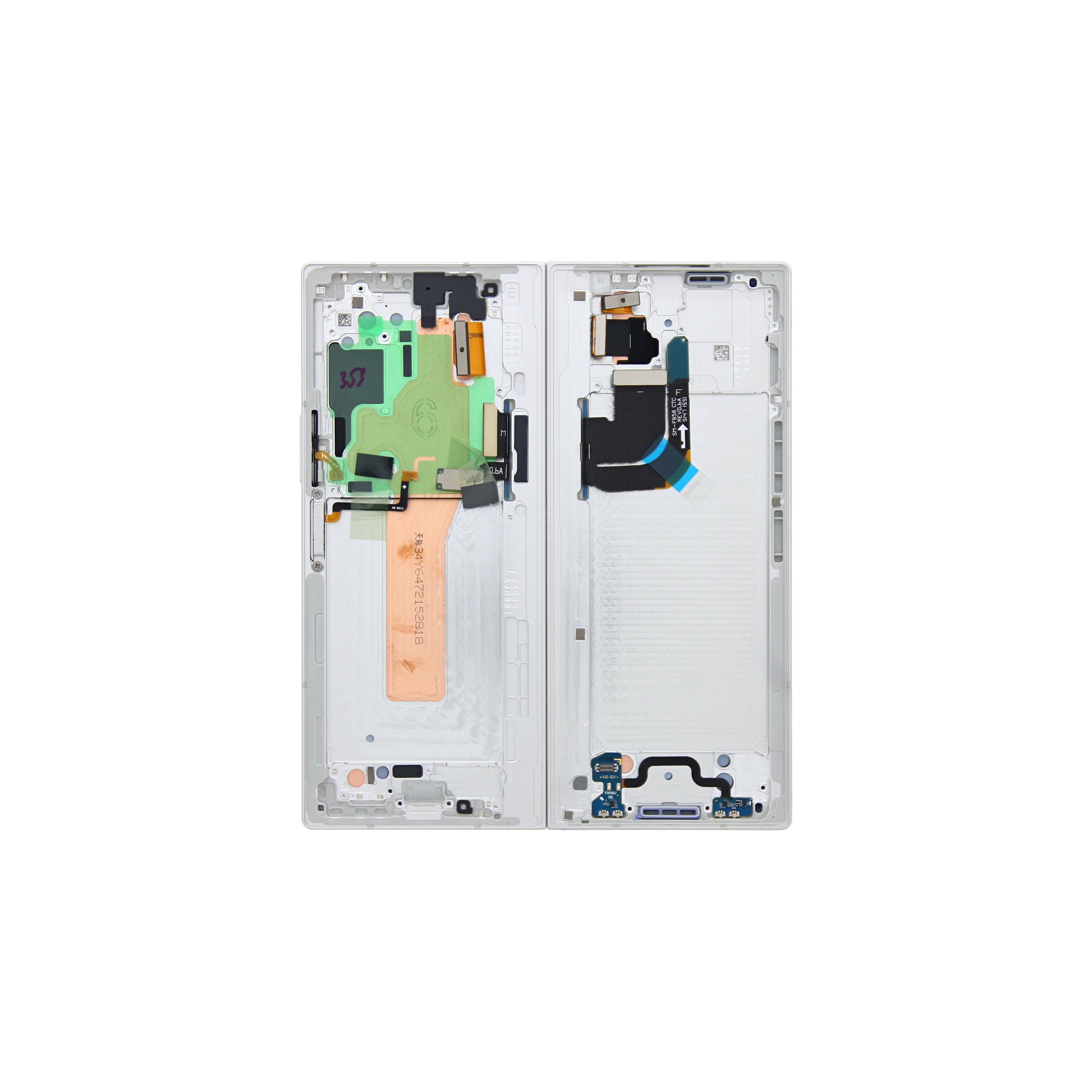 Samsung Galaxy Z Fold6 F956B Main Display And Digitizer With Frame White Service Pack