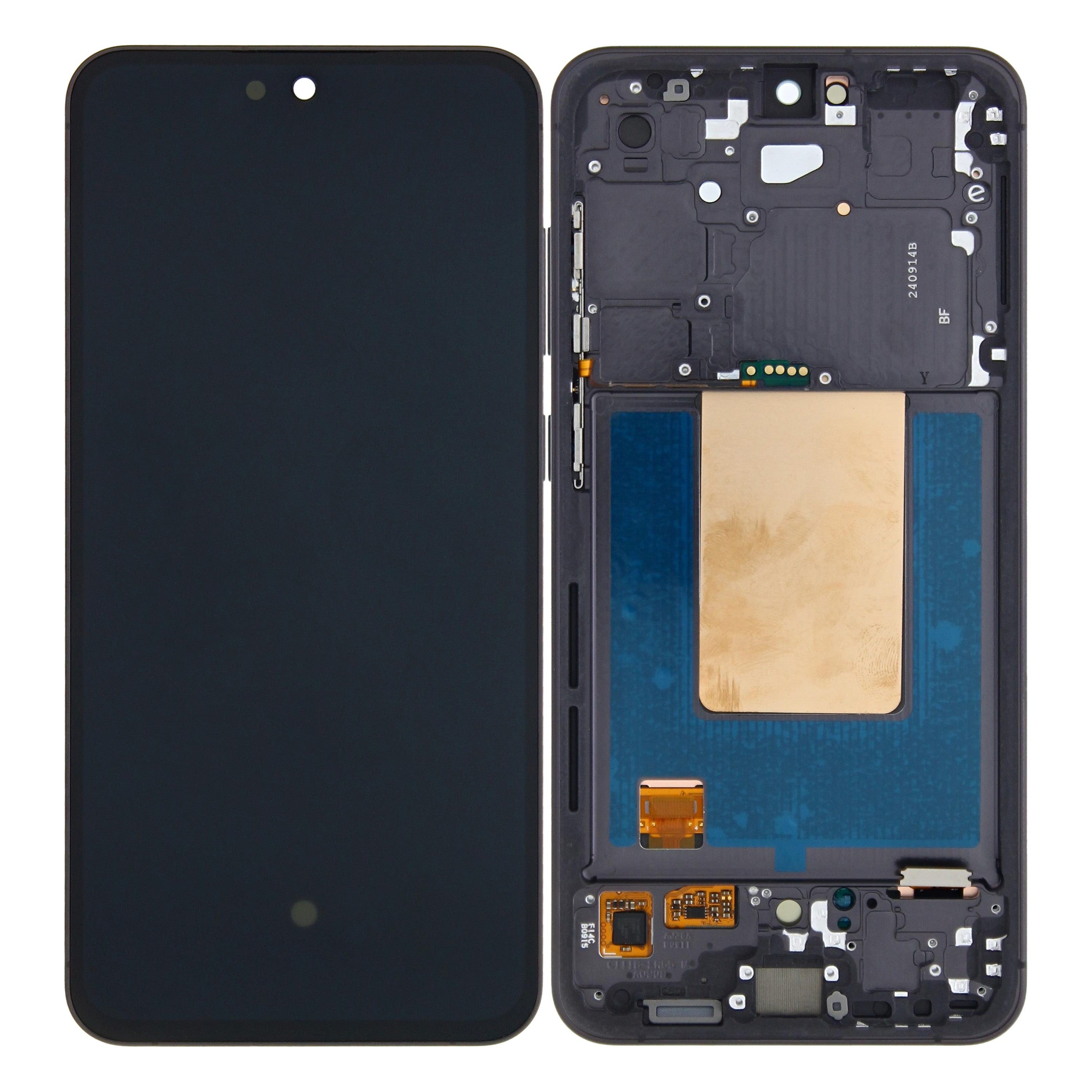 Samsung Galaxy S24 FE S721B Display And Digitizer With Frame Black Pre-Assembled