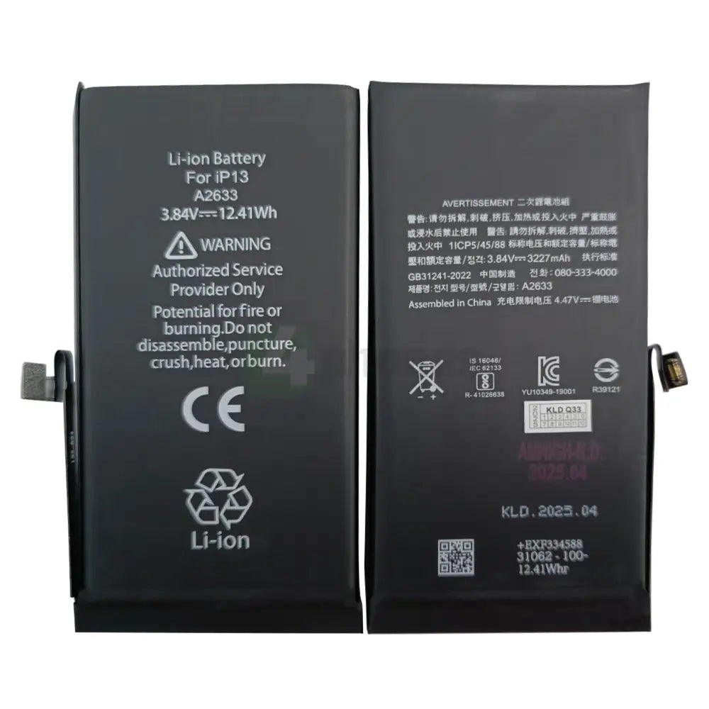 For Apple iPhone 13 Battery Run Diagnostics Battery OEM Batteries