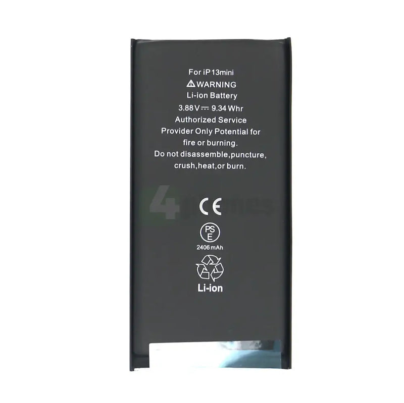 For Apple iPhone 13 Mini Battery (Spot Welding Required) No BMS/IC OEM Batteries