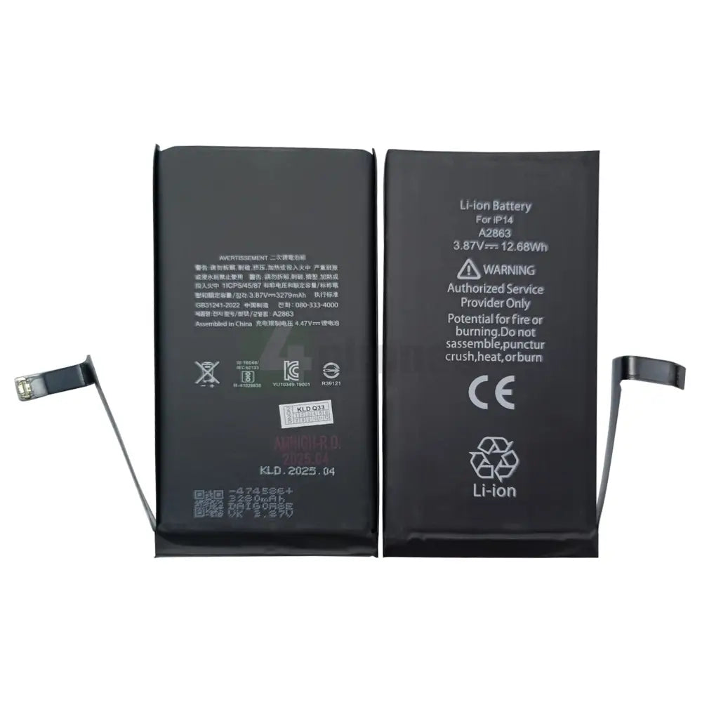 For Apple iPhone 14 Battery Run Diagnostics Battery OEM Batteries