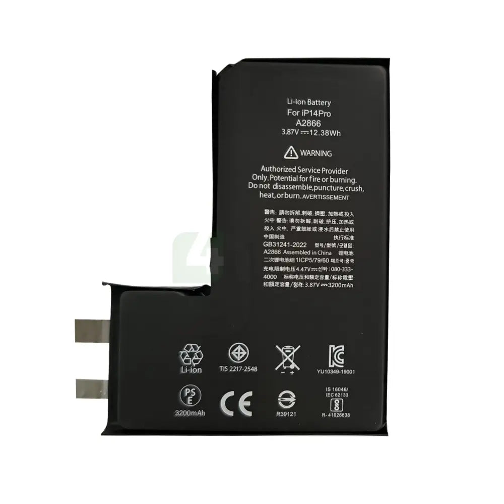 For Apple iPhone 14 Pro Battery (Spot Welding Required) No BMS/IC OEM Batteries