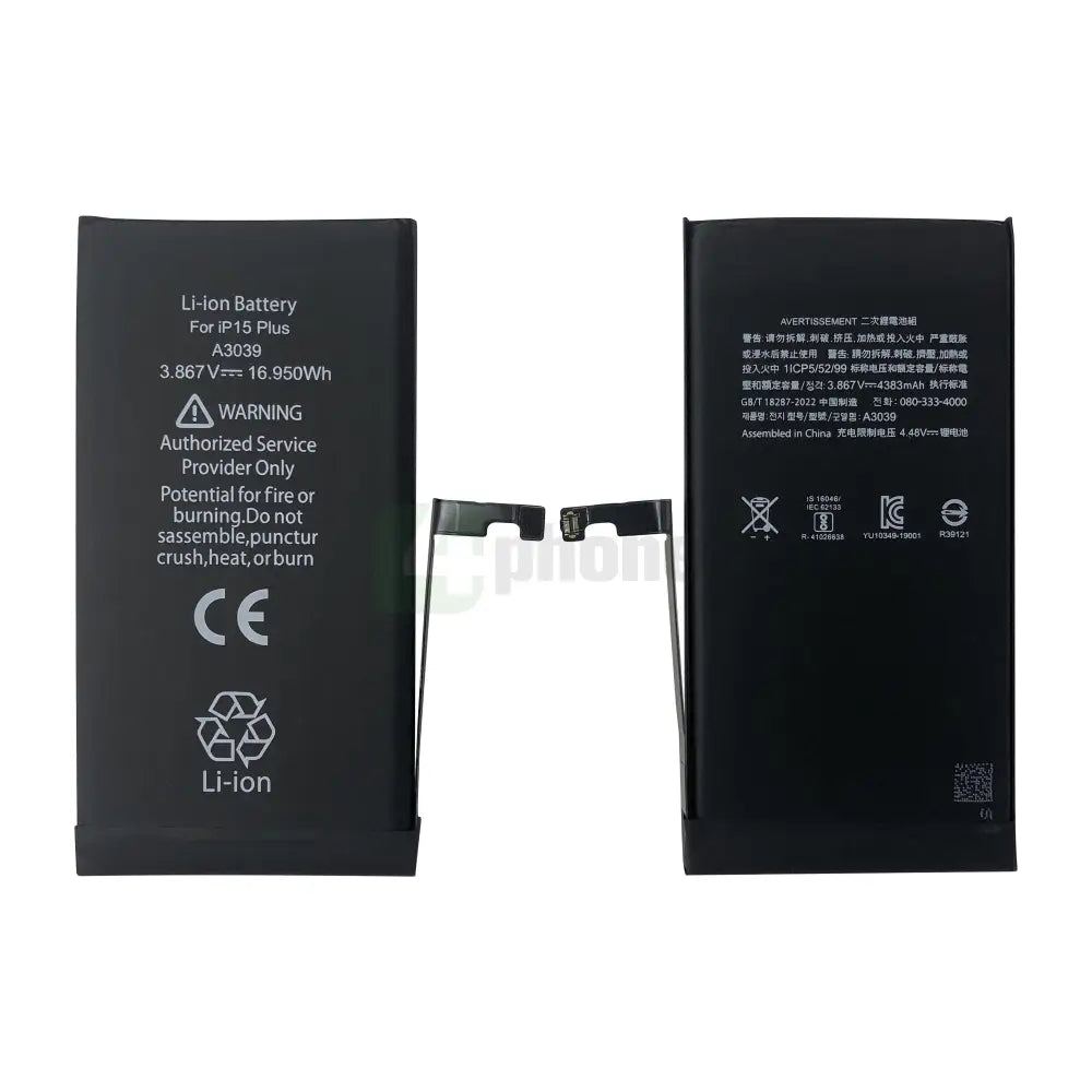 For Apple iPhone 15 Plus Battery With TI-Chip OEM Batteries