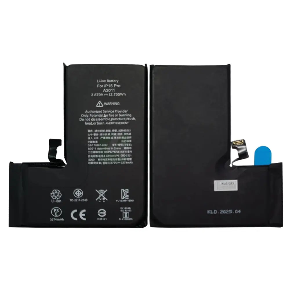 For Apple iPhone 15 Pro Run Diagnostics Battery OEM Batteries