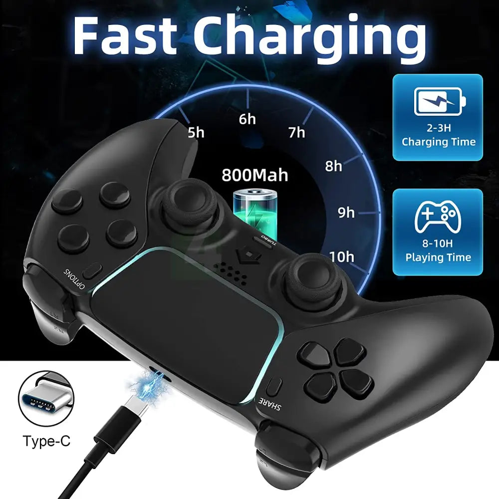 For PlayStation 4 Wireless Bluetooth Game Controller T28 Black Console parts