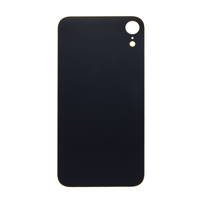 For iPhone Xr Extra Glass Yellow (Enlarged camera frame)