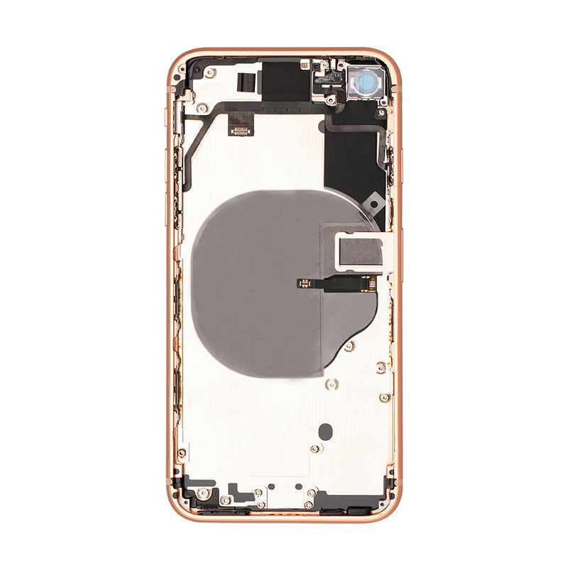 For iPhone 8 Back Housing Incl All Small Parts Without Battery And Back Camera Gold