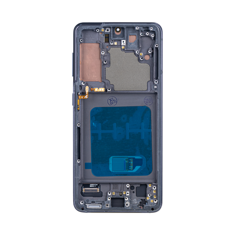 Samsung Galaxy S21 G991B Display And Digitizer With Frame Phantom Gray Soft-OLED