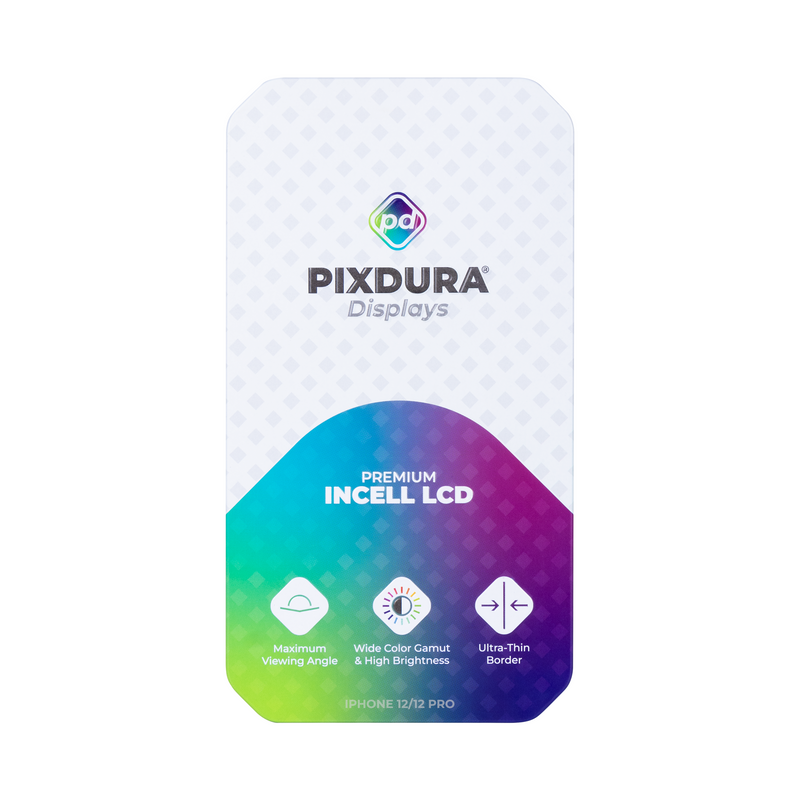 PIXDURA For iPhone 12, 12 Pro Display And Digitizer In-Cell Premium