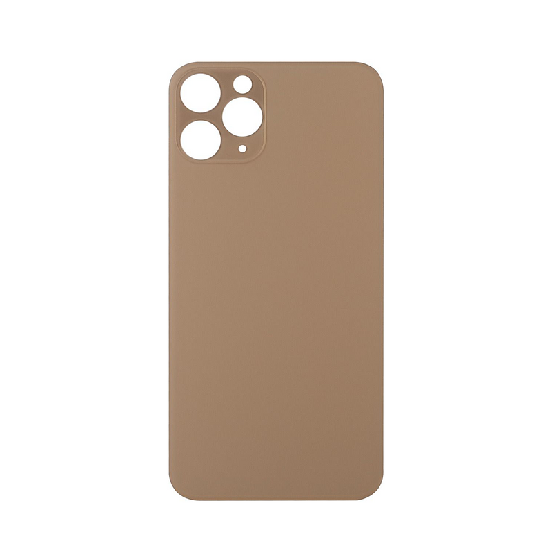 For iPhone 11 Pro Extra Glass Gold (Enlarged camera frame)