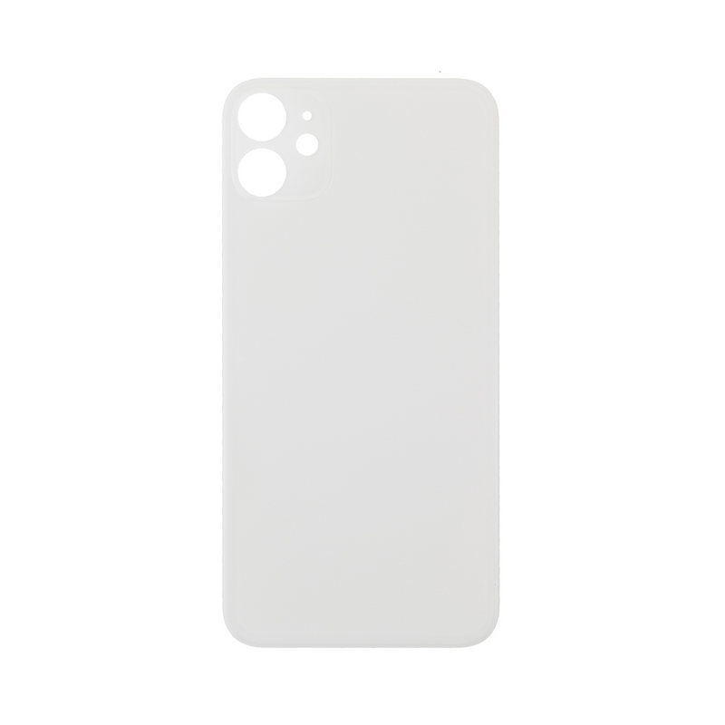 For iPhone 11 Extra Glass White (Enlarged camera frame)