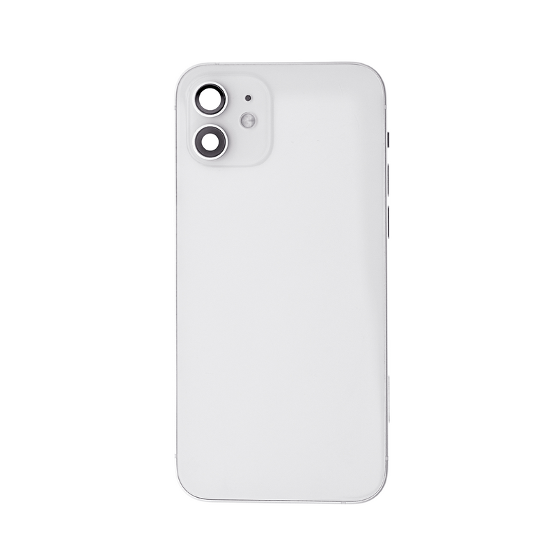 For iPhone 12 Complete Housing incl. All Small Parts Without Battery And Back Camera White