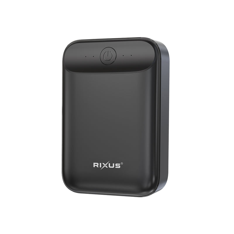 Rixus RXPB33A Ultra-Compact Power Bank 10000 mAh Black