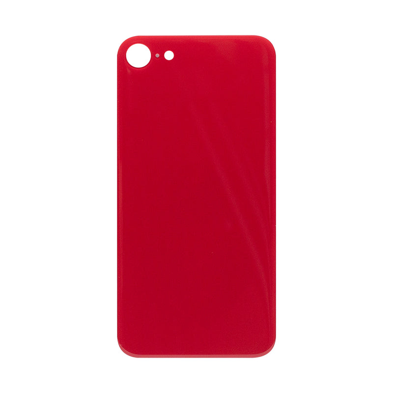 For iPhone SE (2020, 2022) Extra Glass Red (Enlarged Camera Frame)