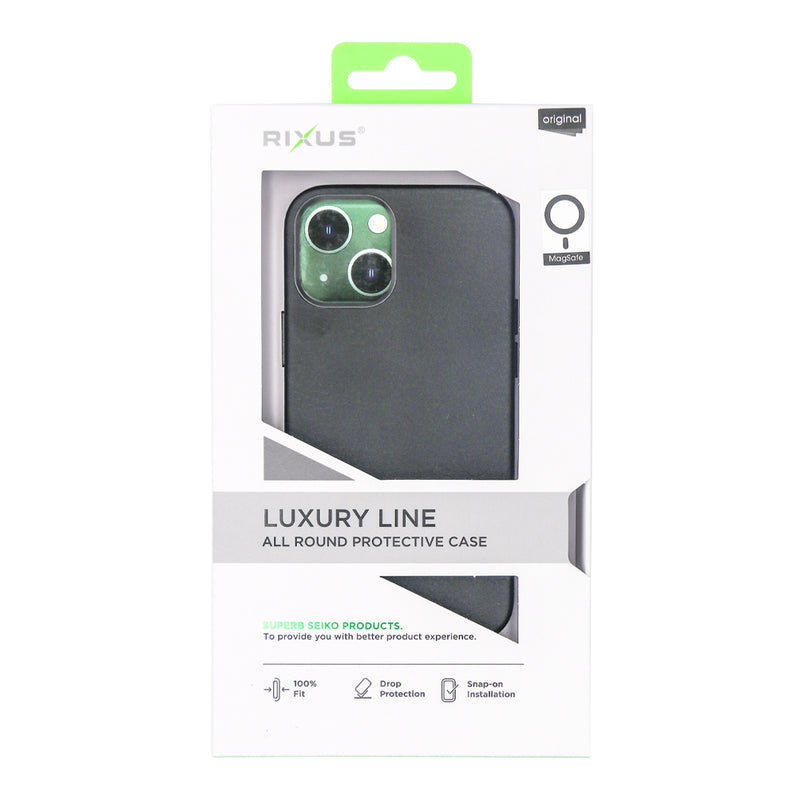 Rixus Classic 02 Case With MagSafe For iPhone 14 Pro Black