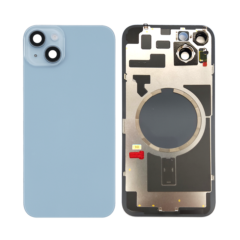 For iPhone 14 Plus Extra Glass Blue (Enlarged Camera Frame)