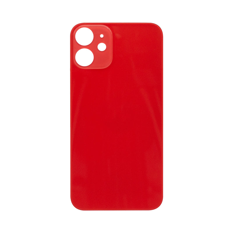 For iPhone 12 Mini Extra Glass Red
