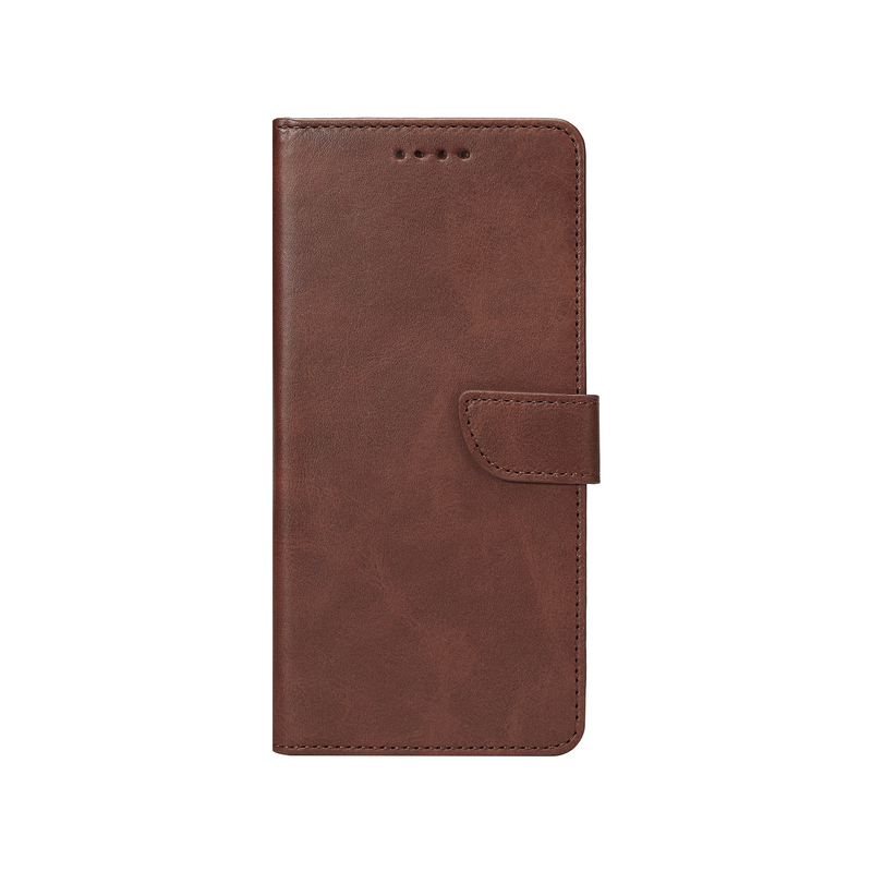 Rixus Bookcase For Samsung Galaxy J6 J600F Brown