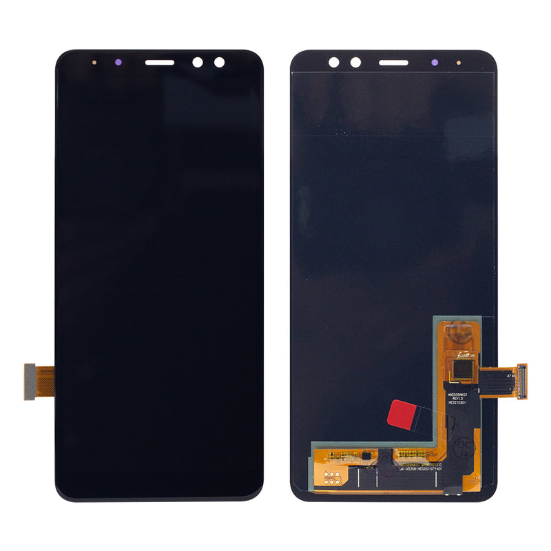 Samsung Galaxy A8 A530F (2018) Display And Digitizer With Frame Black SOFT-OLED