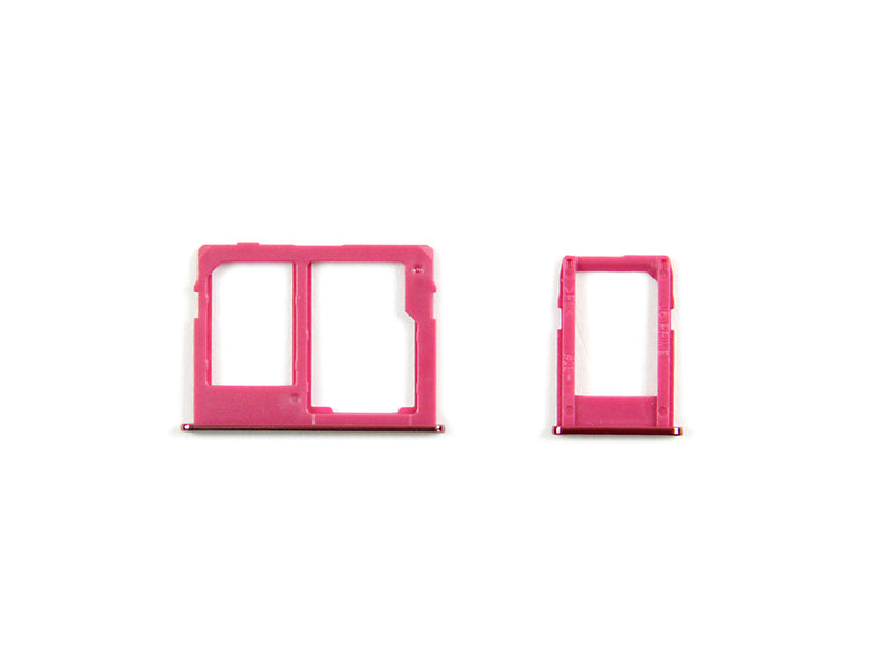 Samsung Galaxy J4 Plus J415F Sim and SD Card Holder Set Pink