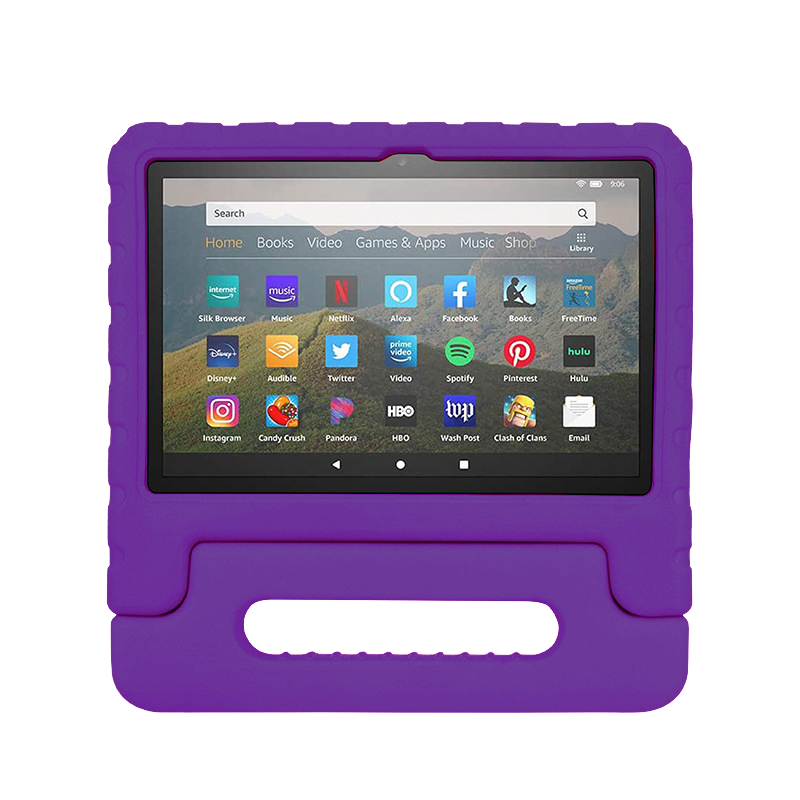 Rixus RXTC06 For iPad Air 3 10.5 (2019) 10.2 (2021, 2019) Pro 10.5 (2018) Tablet Kids Case Purple